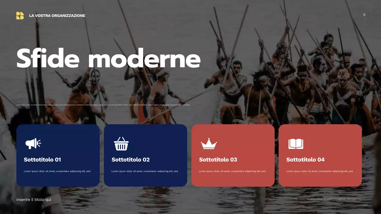 Presentazione della cultura tradizionale beige