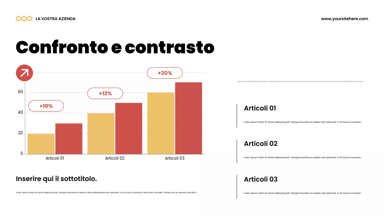 Presentazione dell'annuncio del team moderno e colorato