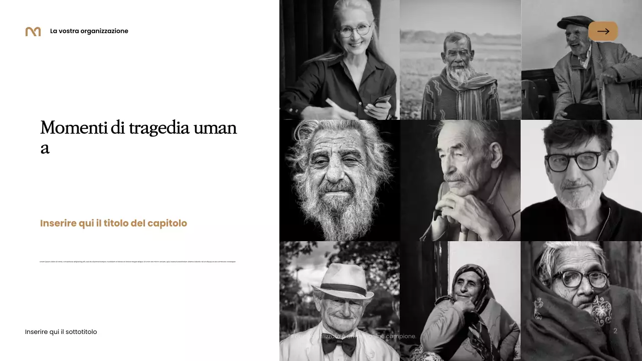 Presentazione commemorativa elegante nera