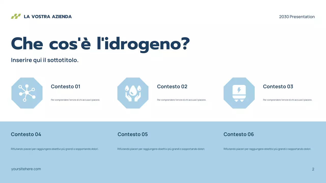 Presentazione di Grey Modern Hydrogen