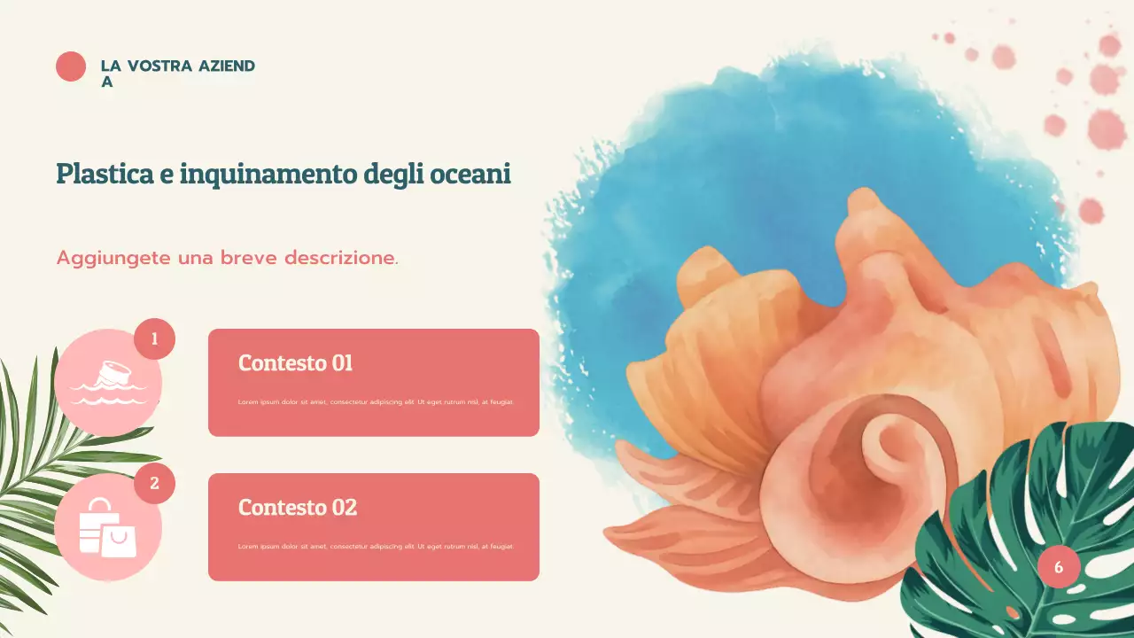 Presentazione didattica sui coralli tropicali