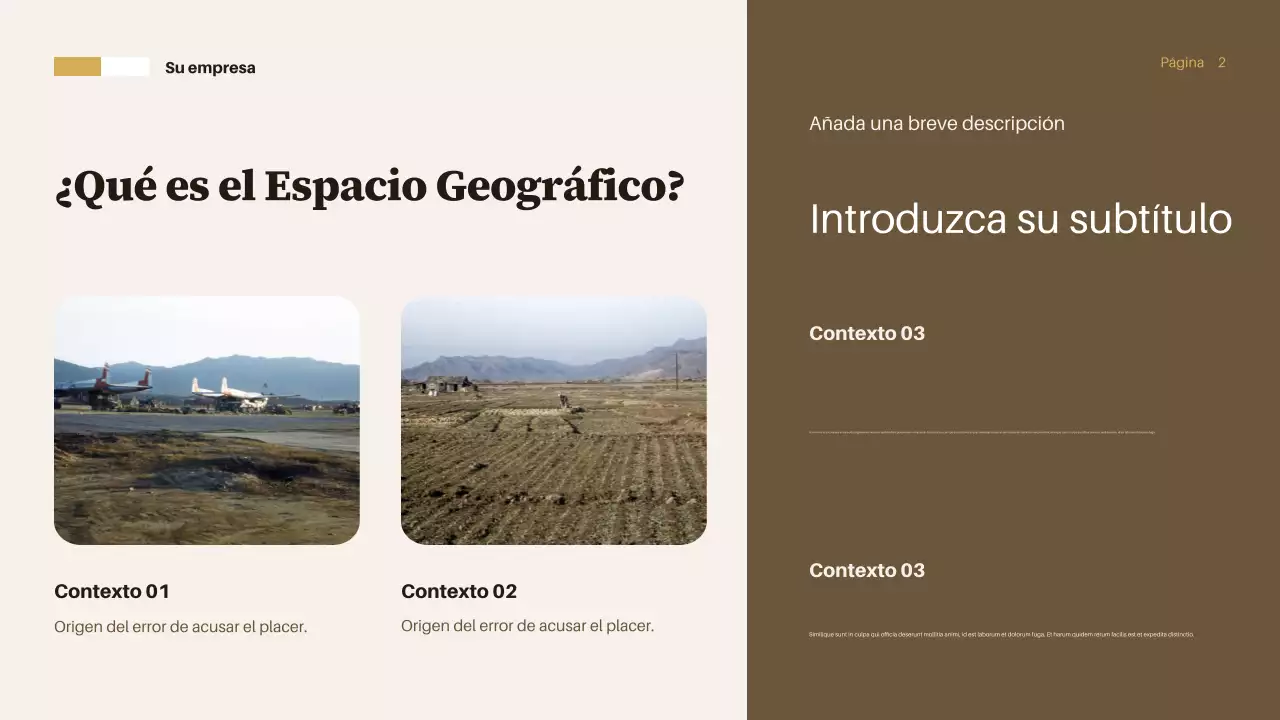 Presentación del informe sobre industrialización de Brown Vintage