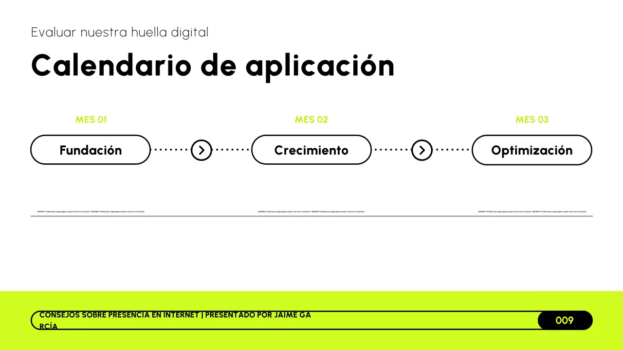 Presentación de estrategia de marketing online moderna en blanco y negro lima