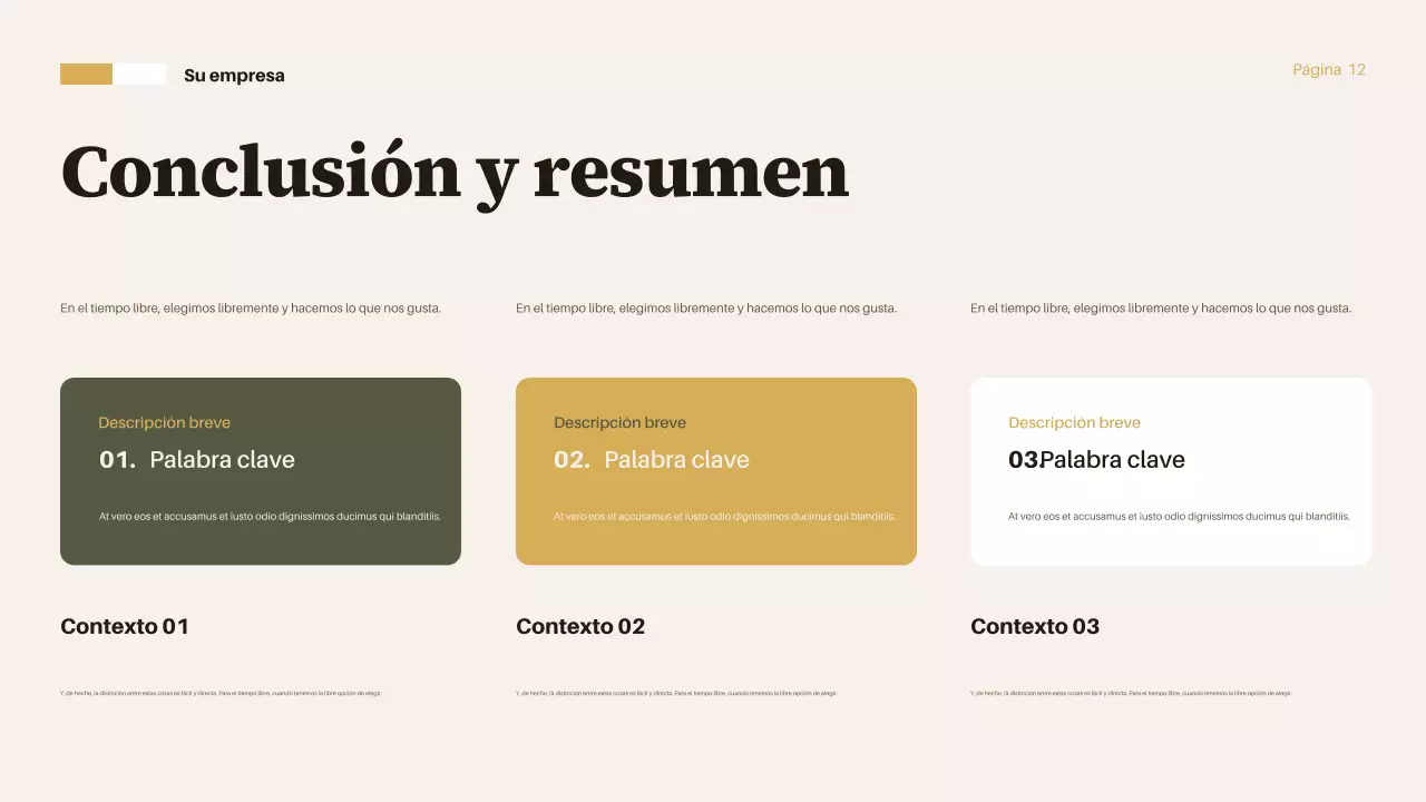 Presentación del informe sobre industrialización de Brown Vintage