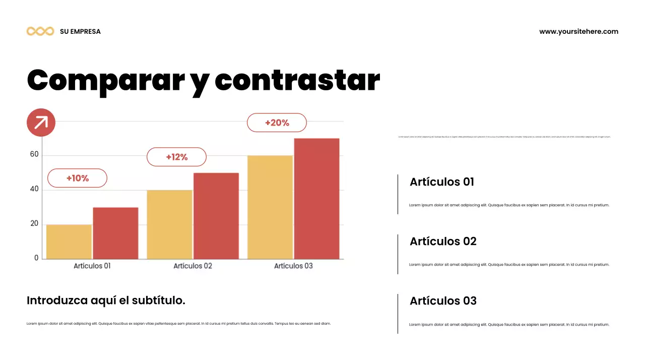 Presentación colorida y moderna de anuncio de equipo