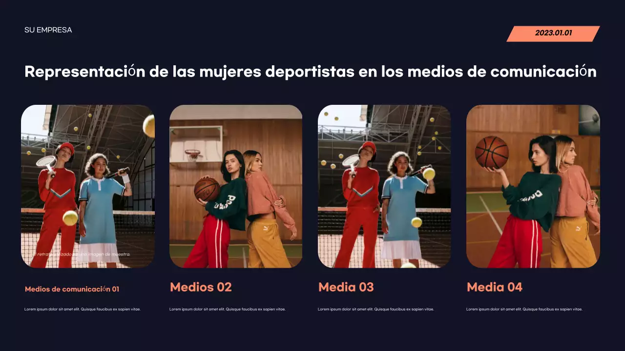 Presentación del anuncio de Red Modern Sports