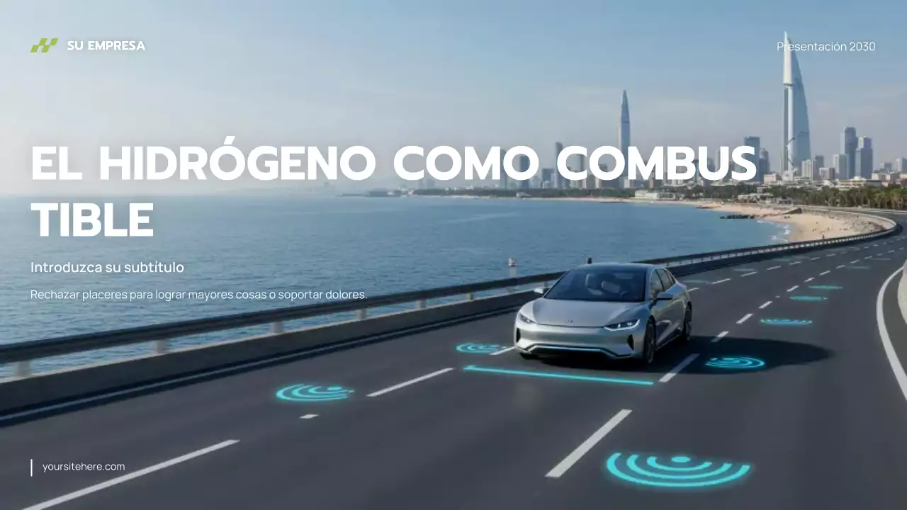 Presentación del hidrógeno moderno gris