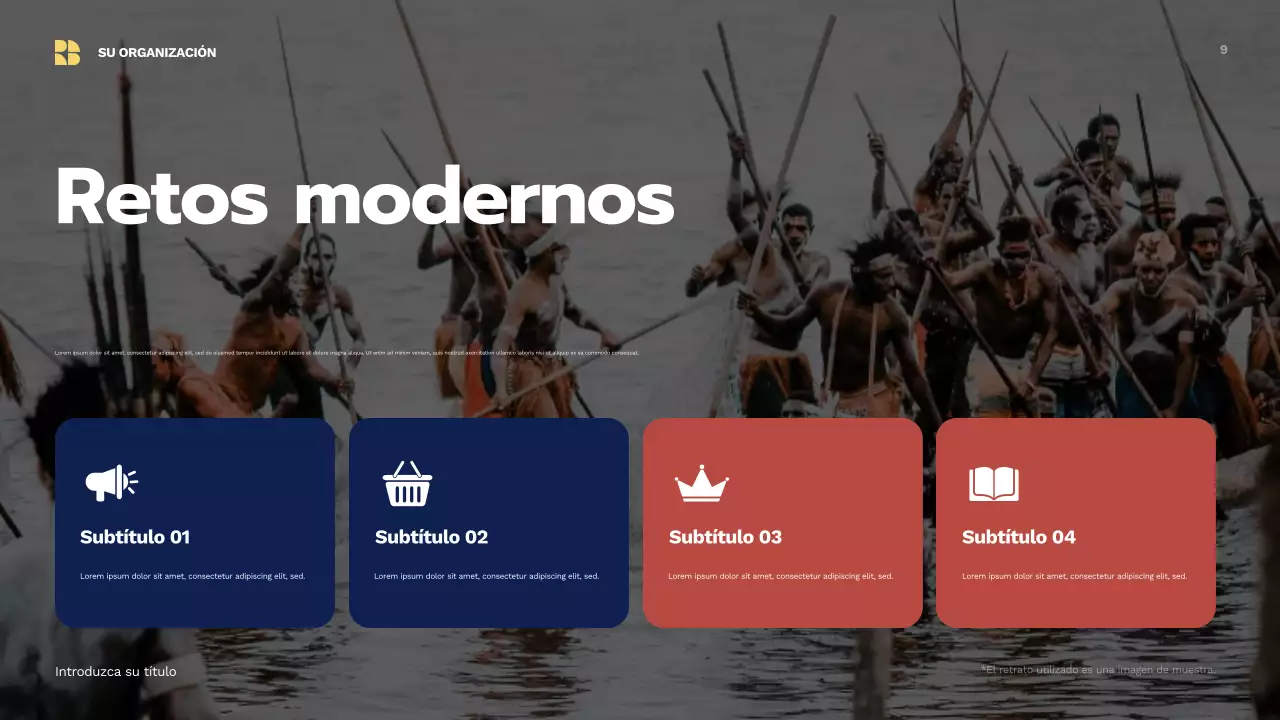 Presentación de la cultura tradicional beige