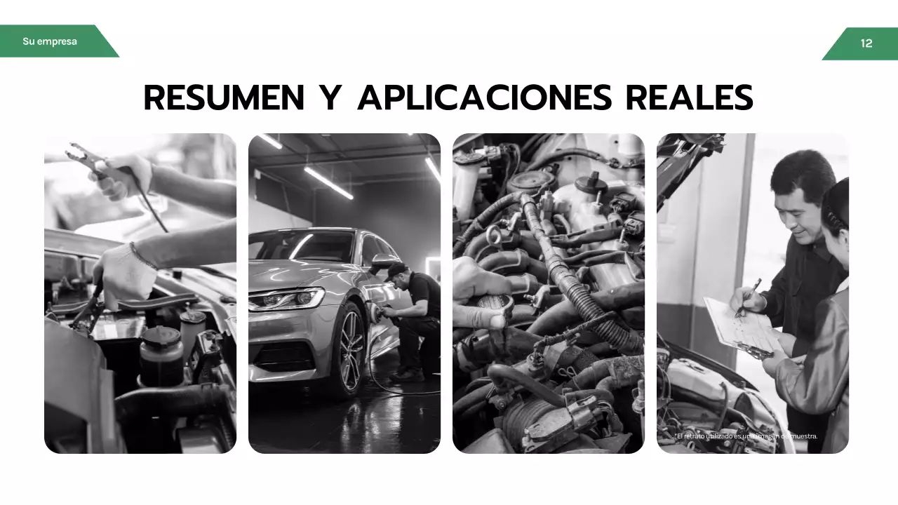 Presentación automotriz moderna en negro