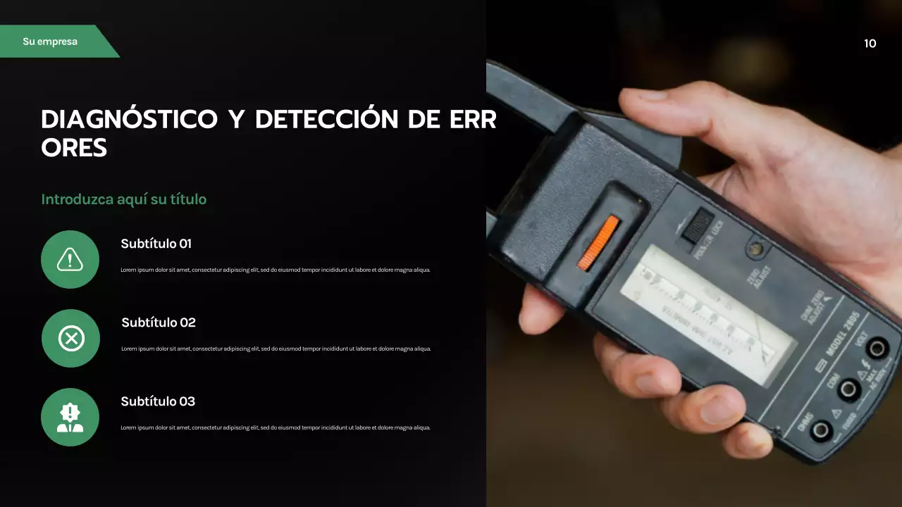 Presentación automotriz moderna en negro