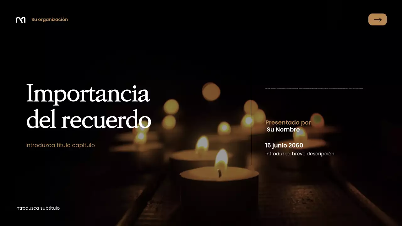 Presentación elegante del recuerdo en negro