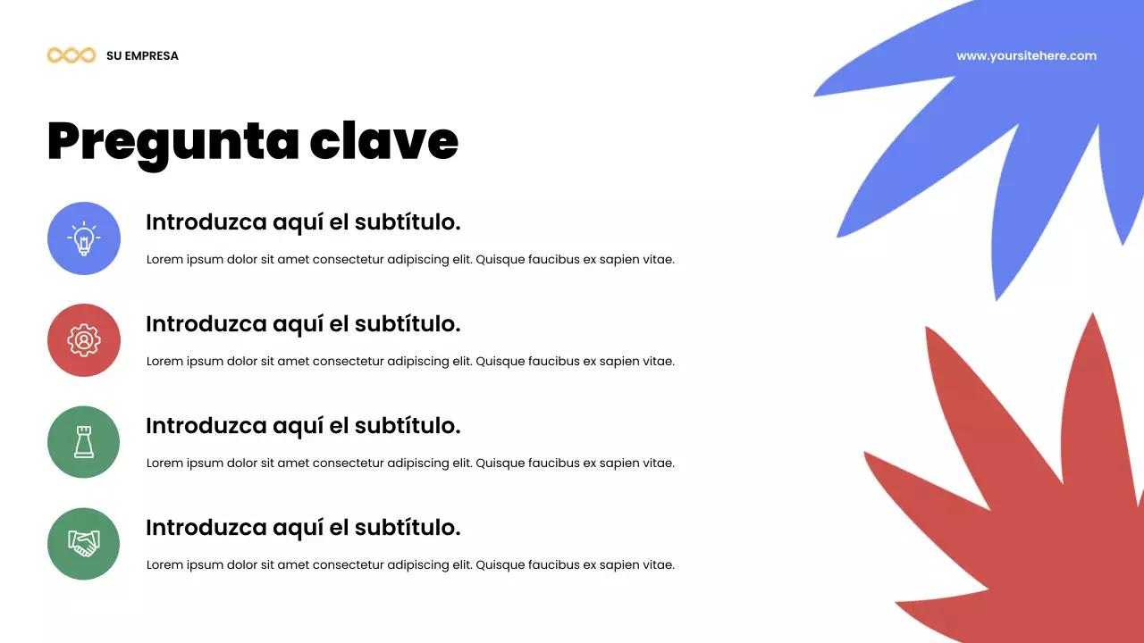 Presentación colorida y moderna de anuncio de equipo