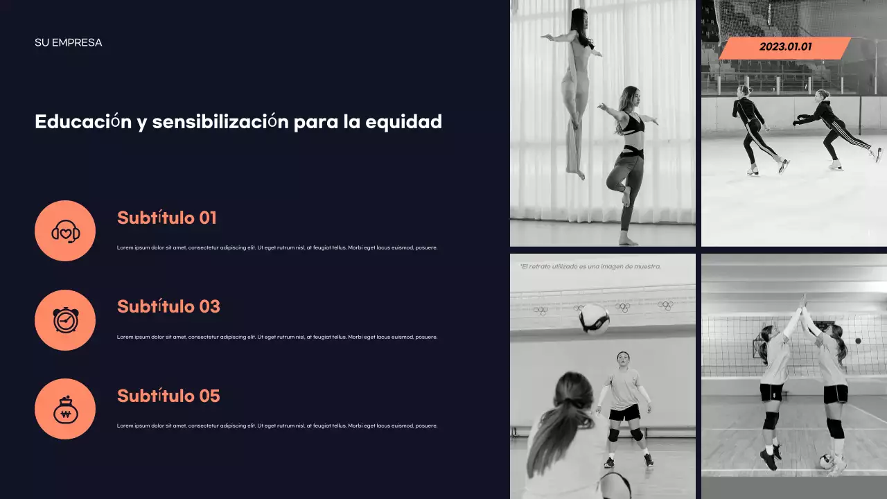 Presentación del anuncio de Red Modern Sports