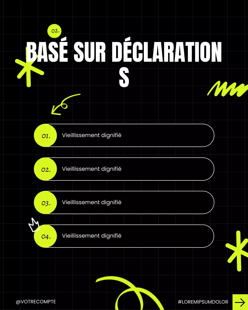 Carrousel de conseils pour les créateurs de Neon Modern sur Instagram