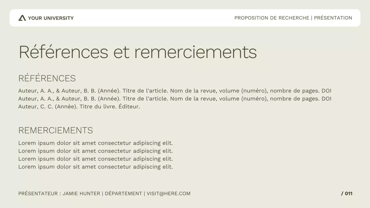 Recherche académique simple et professionnelle pour une étude ou une présentation à une conférence