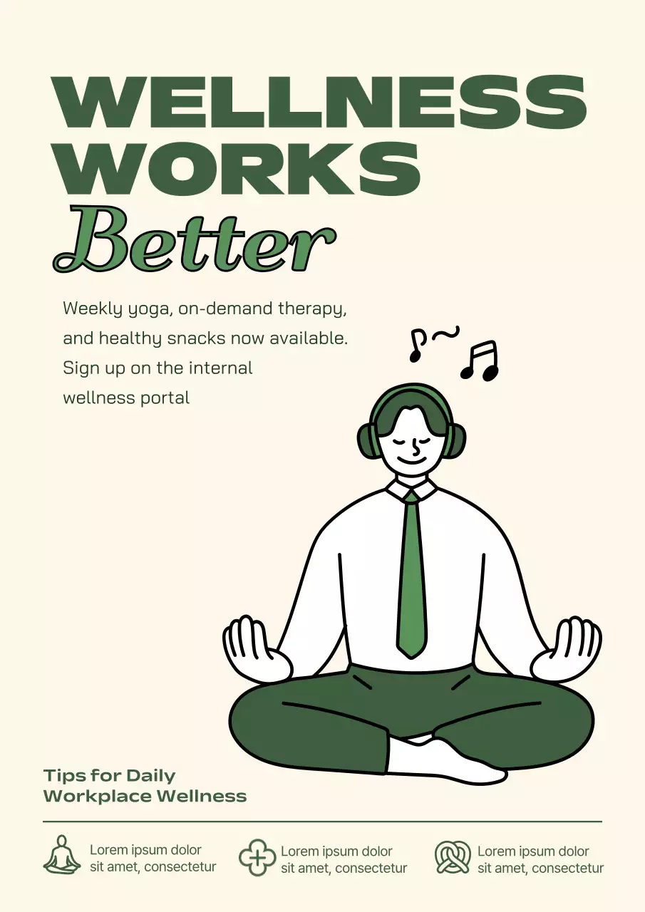 그린 미니멀 웰니스 발표