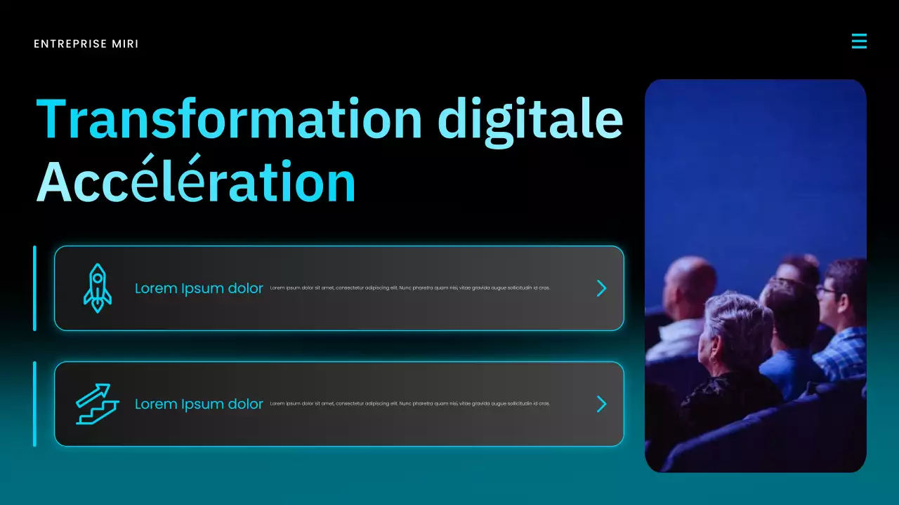 Présentation du rapport sur le marché moderne bleu