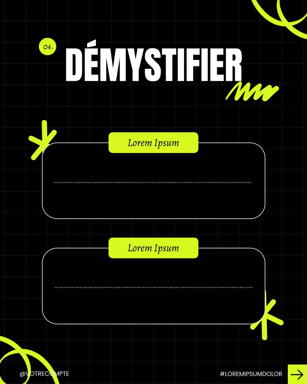 Carrousel de conseils pour les créateurs de Neon Modern sur Instagram