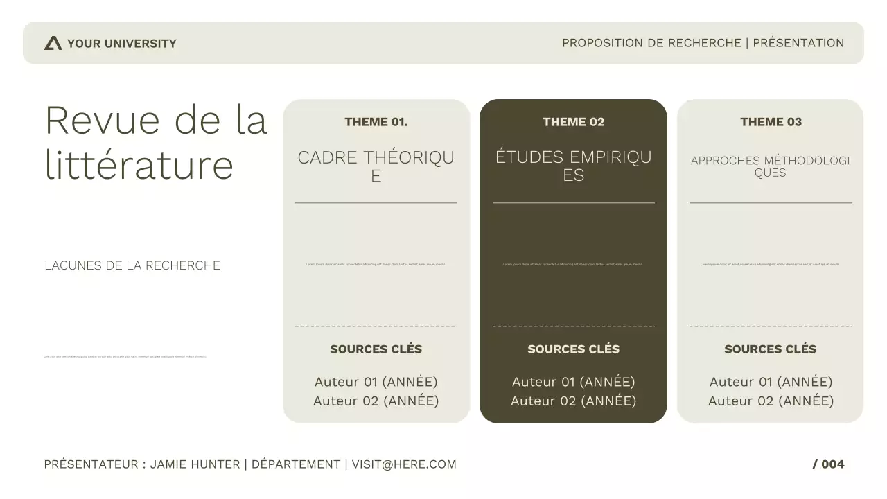 Recherche académique simple et professionnelle pour une étude ou une présentation à une conférence