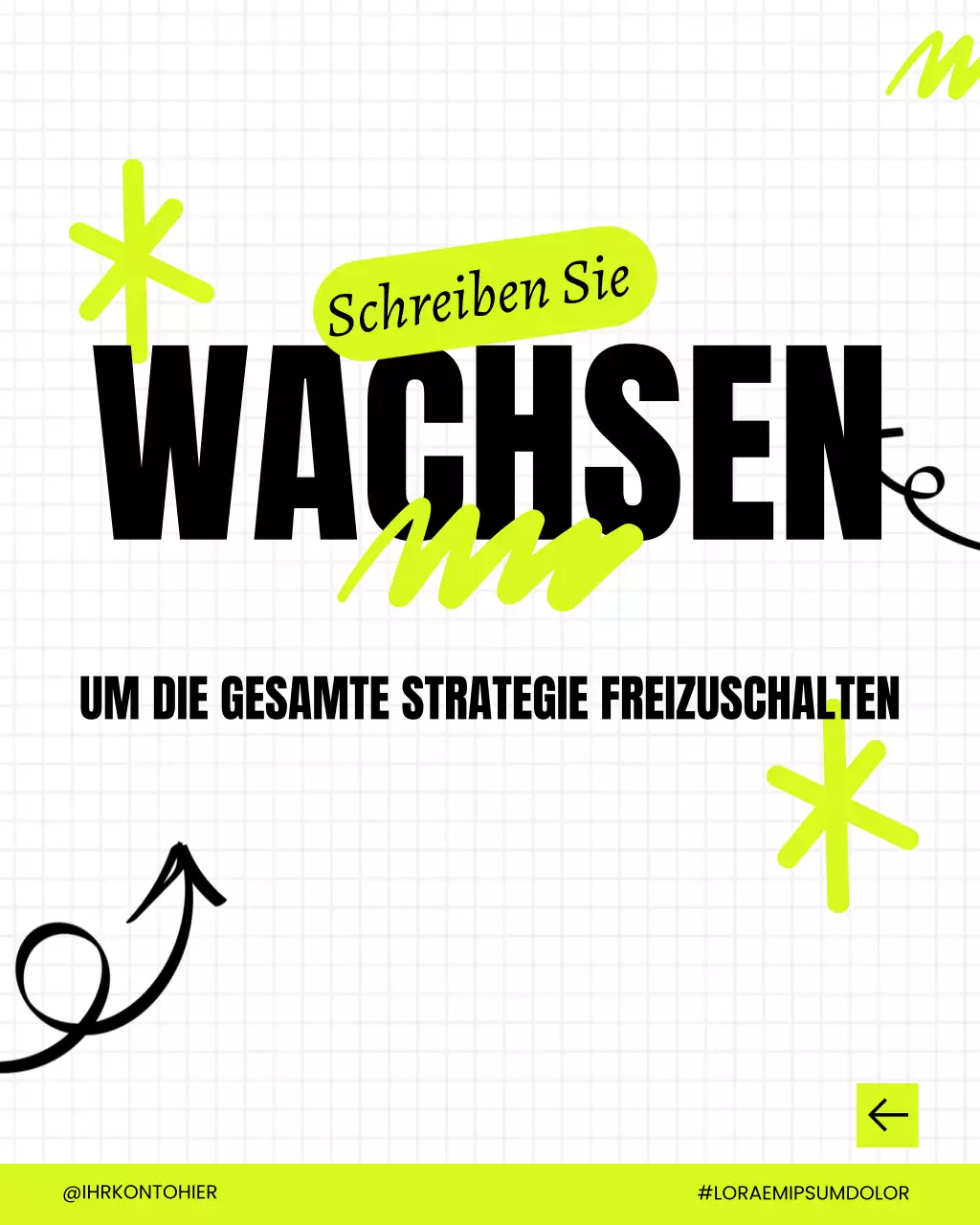 Neon Modern Creator Tipps Karussell Instagram Post