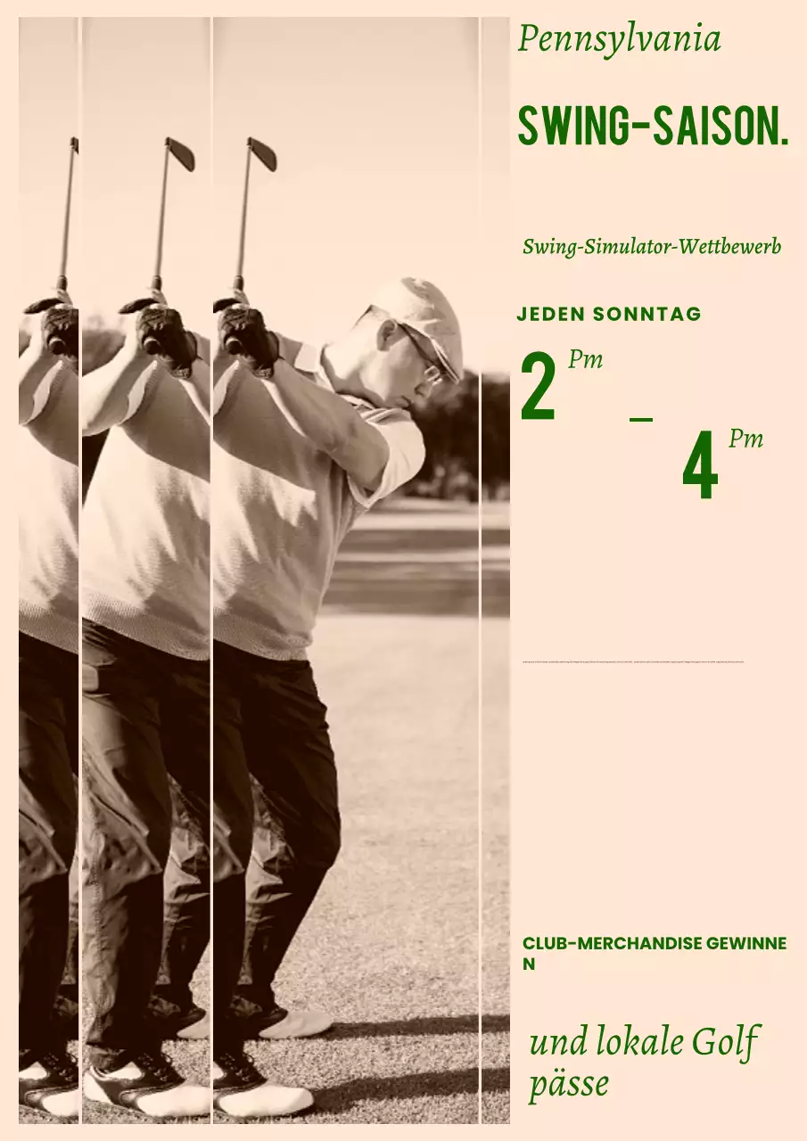 Beiges Bintage Regionalsport-Poster