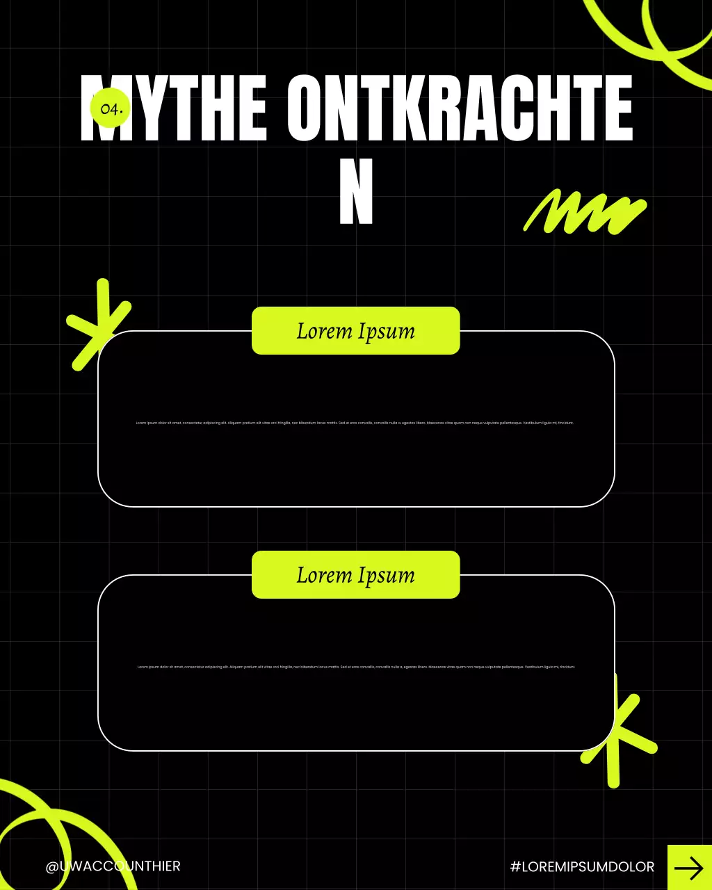 Neon Modern Creator Tips Carrousel Instagram-bericht