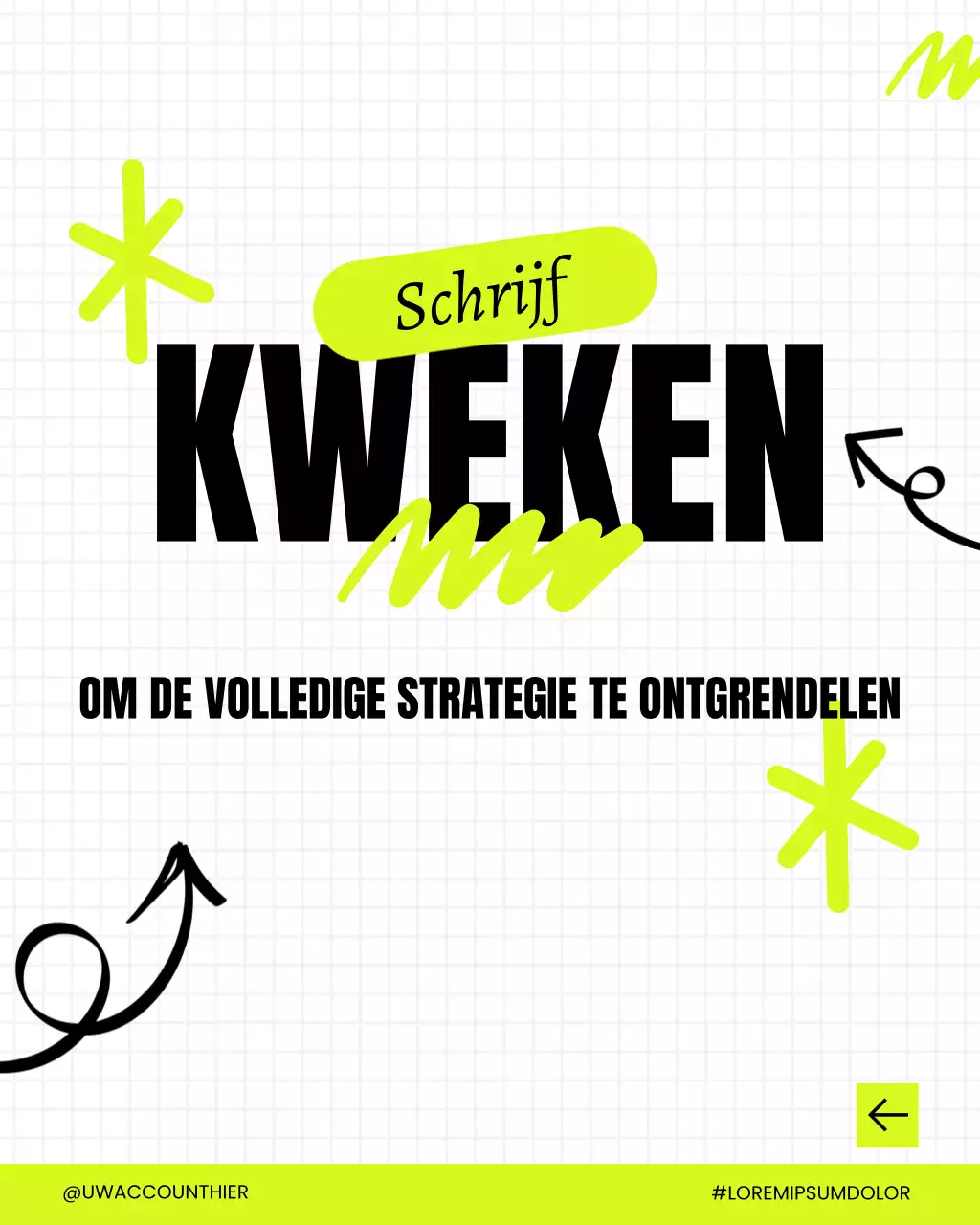 Neon Modern Creator Tips Carrousel Instagram-bericht