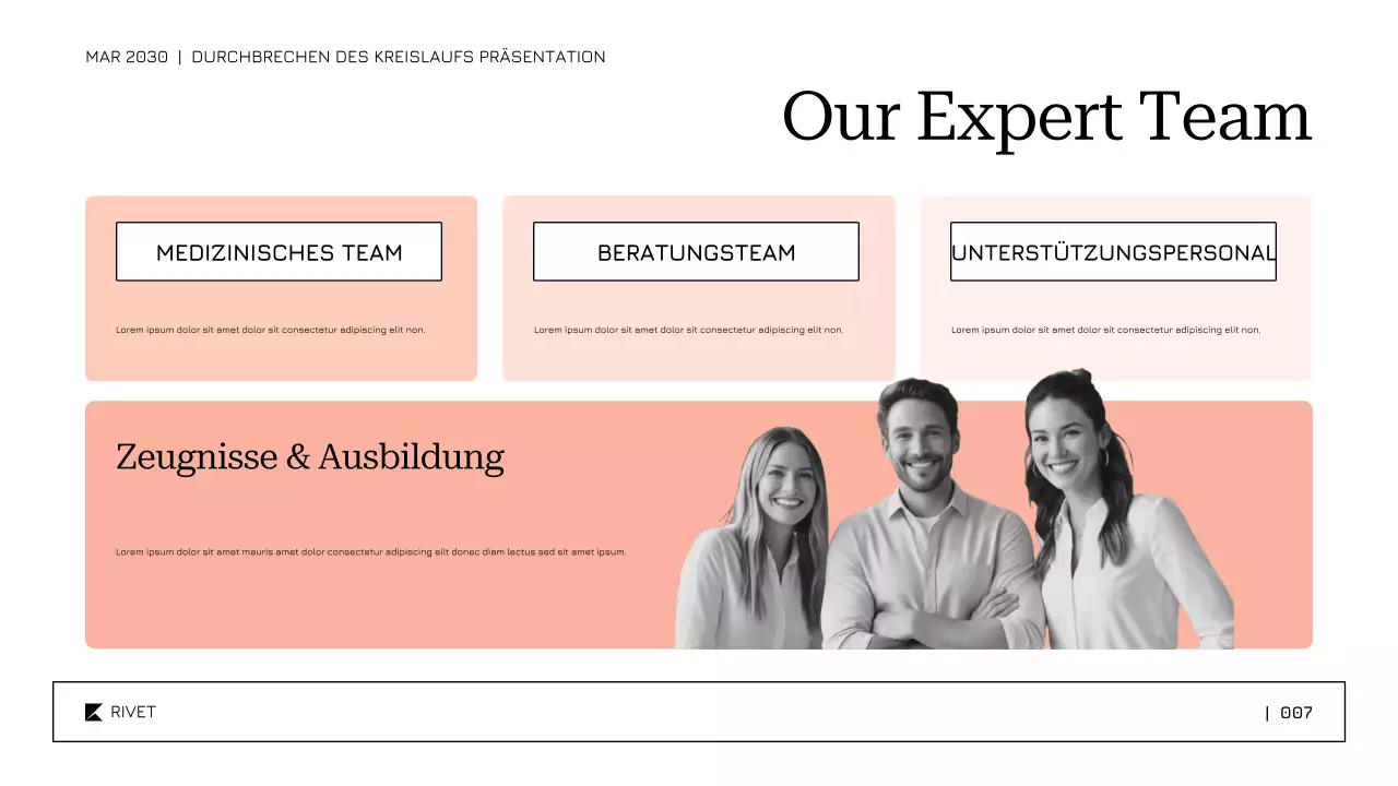 Sanfte, beruhigende Vorlage für die Behandlung und Genesung von Drogenmissbrauch Präsentation