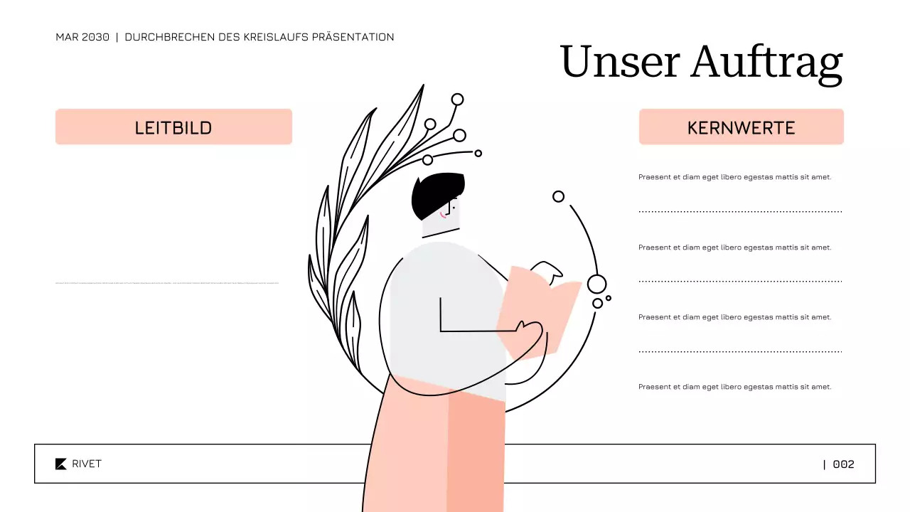 Sanfte, beruhigende Vorlage für die Behandlung und Genesung von Drogenmissbrauch Präsentation