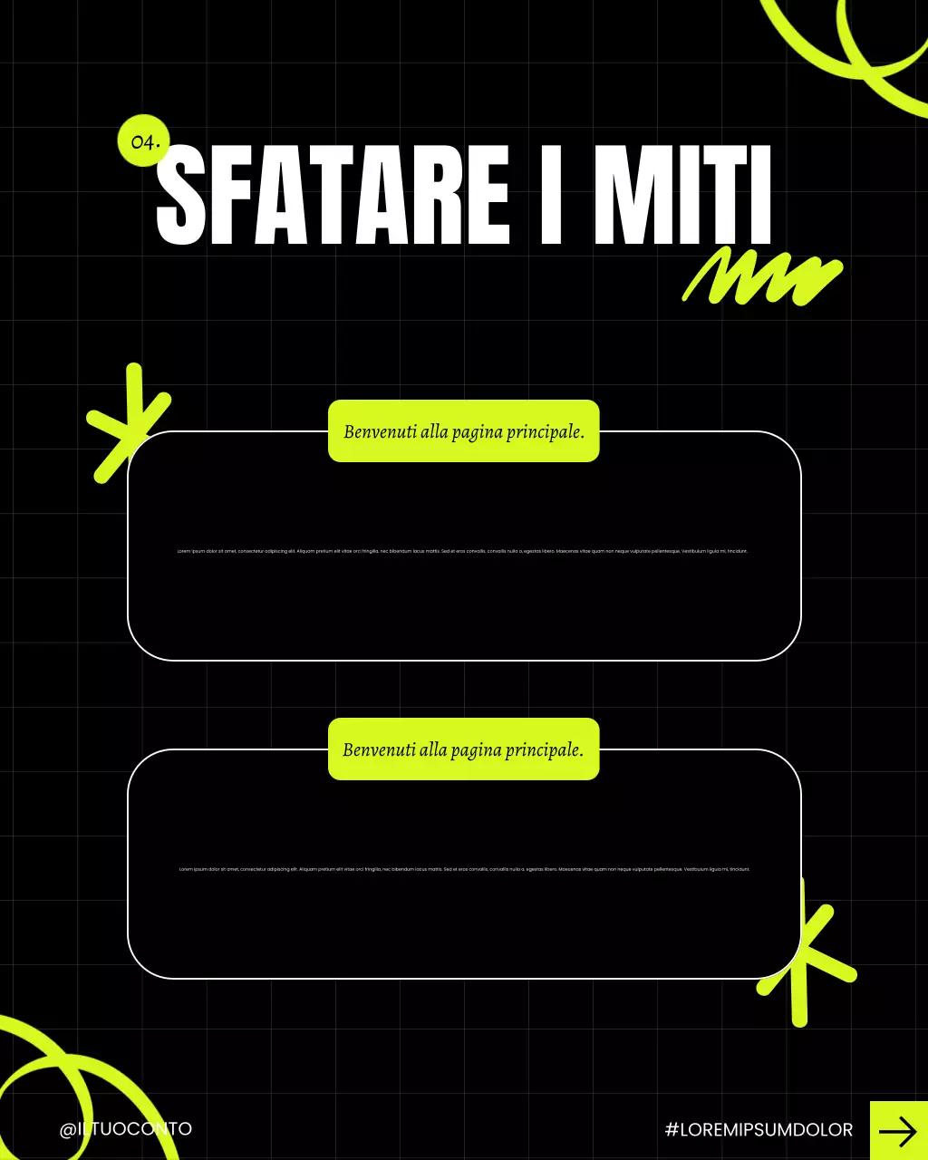 Post Instagram di Neon Modern Creator Tips Carousel