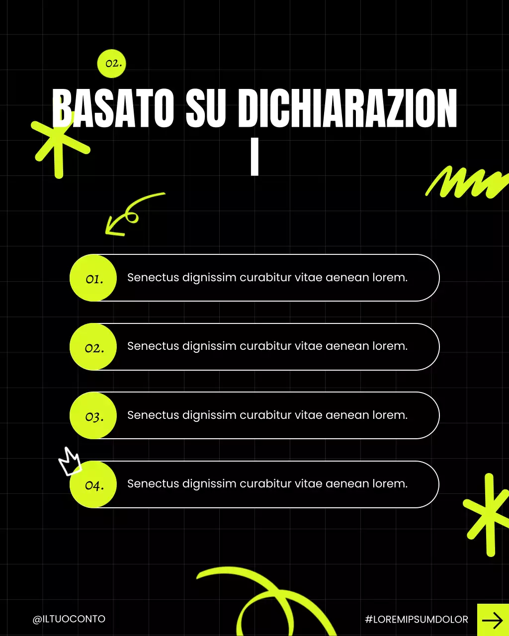 Post Instagram di Neon Modern Creator Tips Carousel