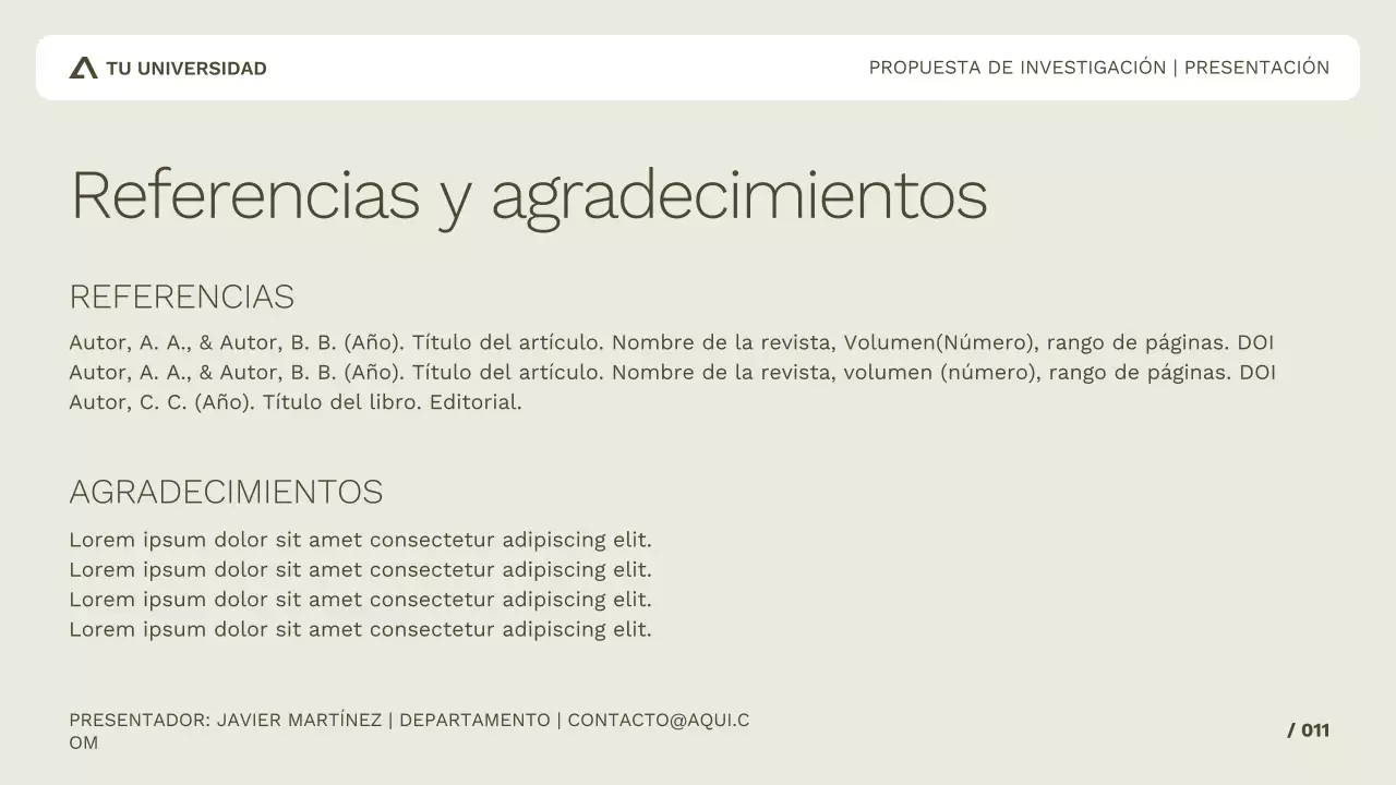 Investigación académica sencilla y profesional para estudio o presentación en congresos