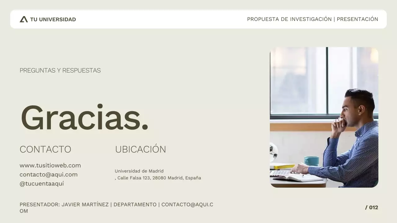 Investigación académica sencilla y profesional para estudio o presentación en congresos