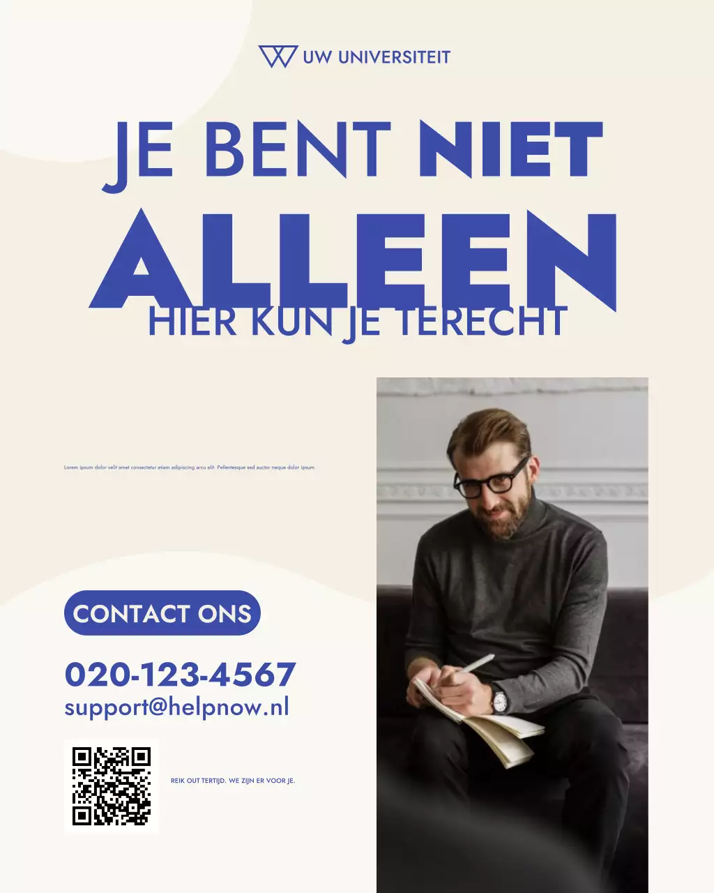 Kalmerende illustratieve Instagram-post over bewustwording van middelenmisbruik voor herstel van verslaving