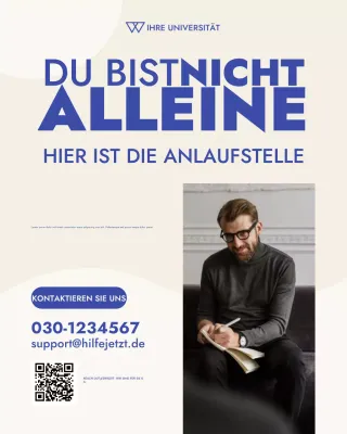 Beruhigender, illustrativer Instagram-Beitrag zum Thema Drogenmissbrauch zur Suchtheilung