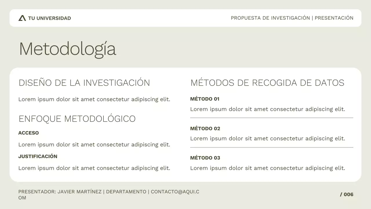 Investigación académica sencilla y profesional para estudio o presentación en congresos