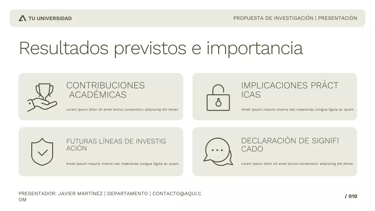 Investigación académica sencilla y profesional para estudio o presentación en congresos
