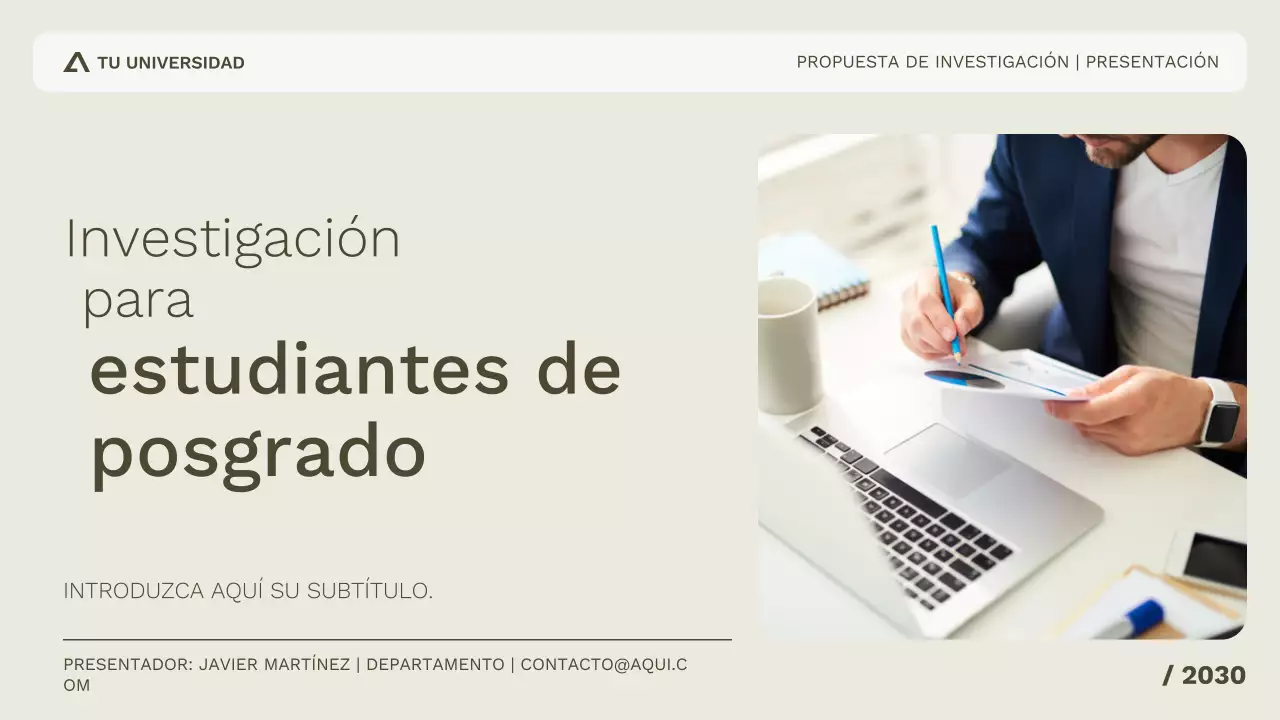 Investigación académica sencilla y profesional para estudio o presentación en congresos