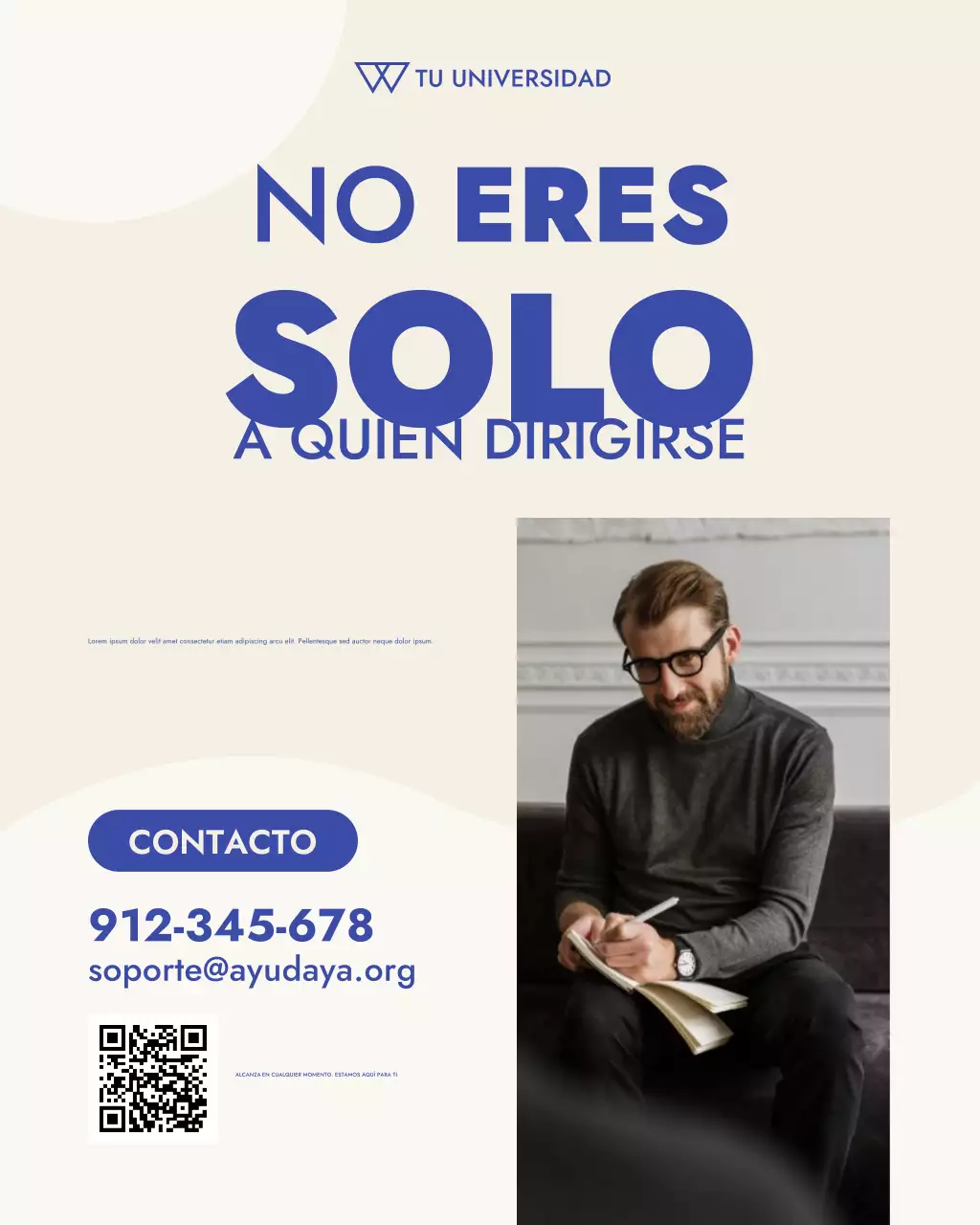 Publicación ilustrativa y tranquilizadora de Instagram sobre la concientización sobre el abuso de sustancias para la recuperación de las adicciones.