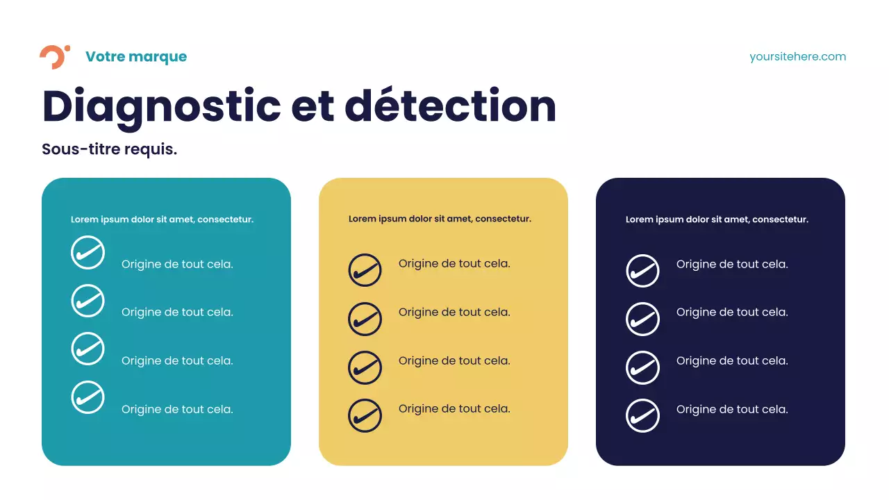 Présentation de la maladie en bleu abstrait