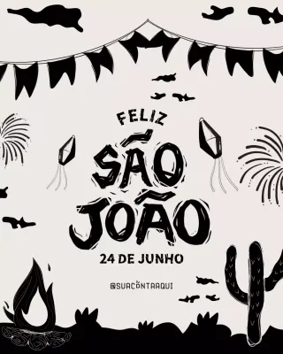 Publicação no Instagram sobre o Festival Tradicional Negro