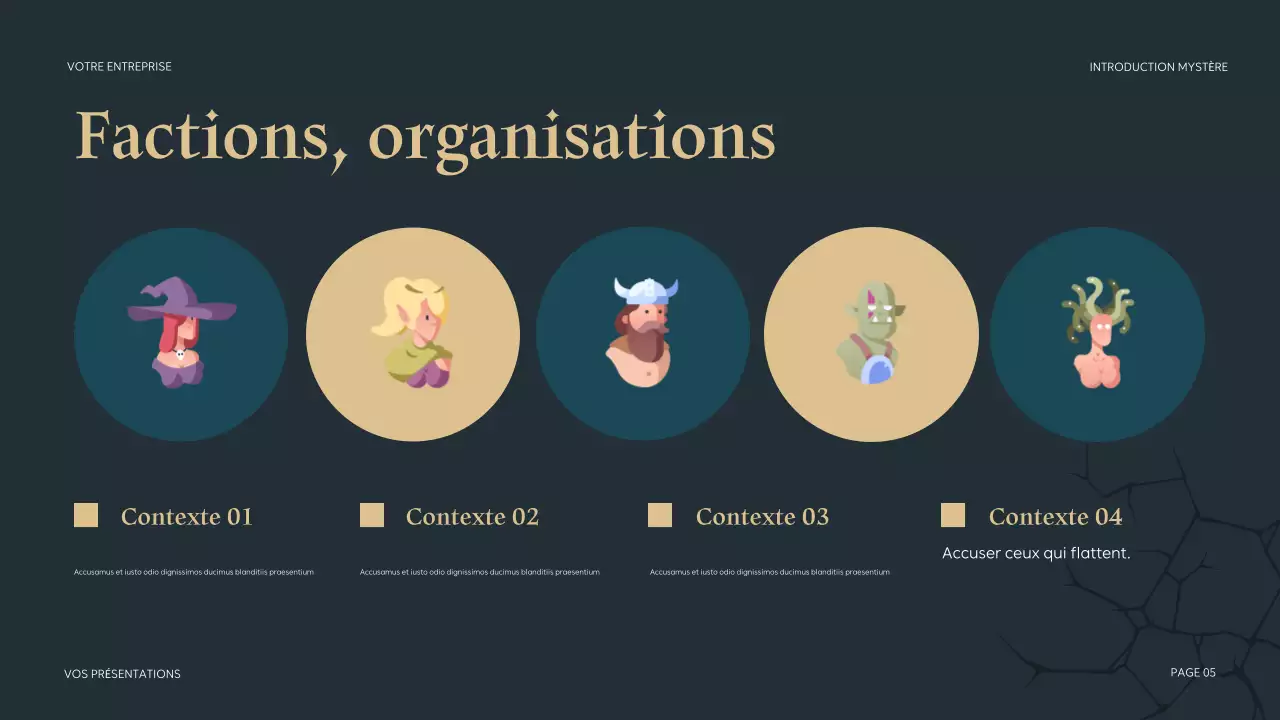 Présentation mystérieuse de Teal