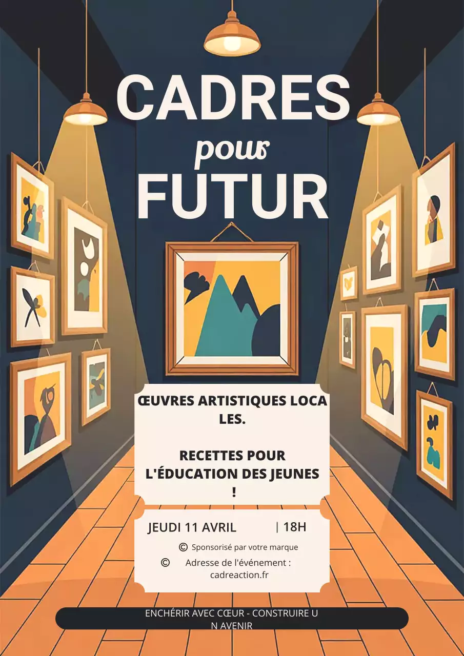 Affiche de l'exposition d'art moderne de la Marine