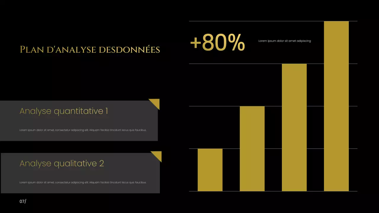 Présentation d'une proposition de recherche moderne noire