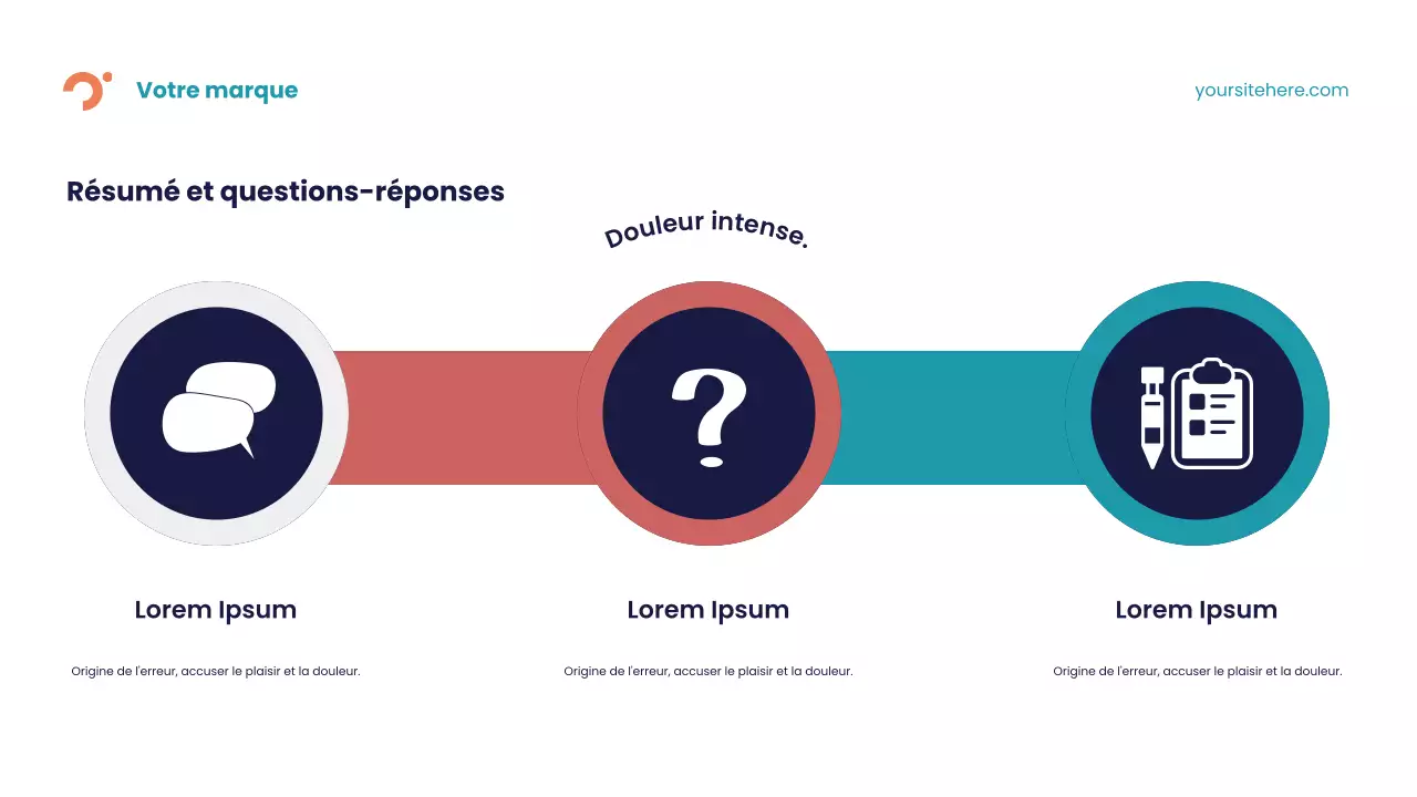 Présentation de la maladie en bleu abstrait