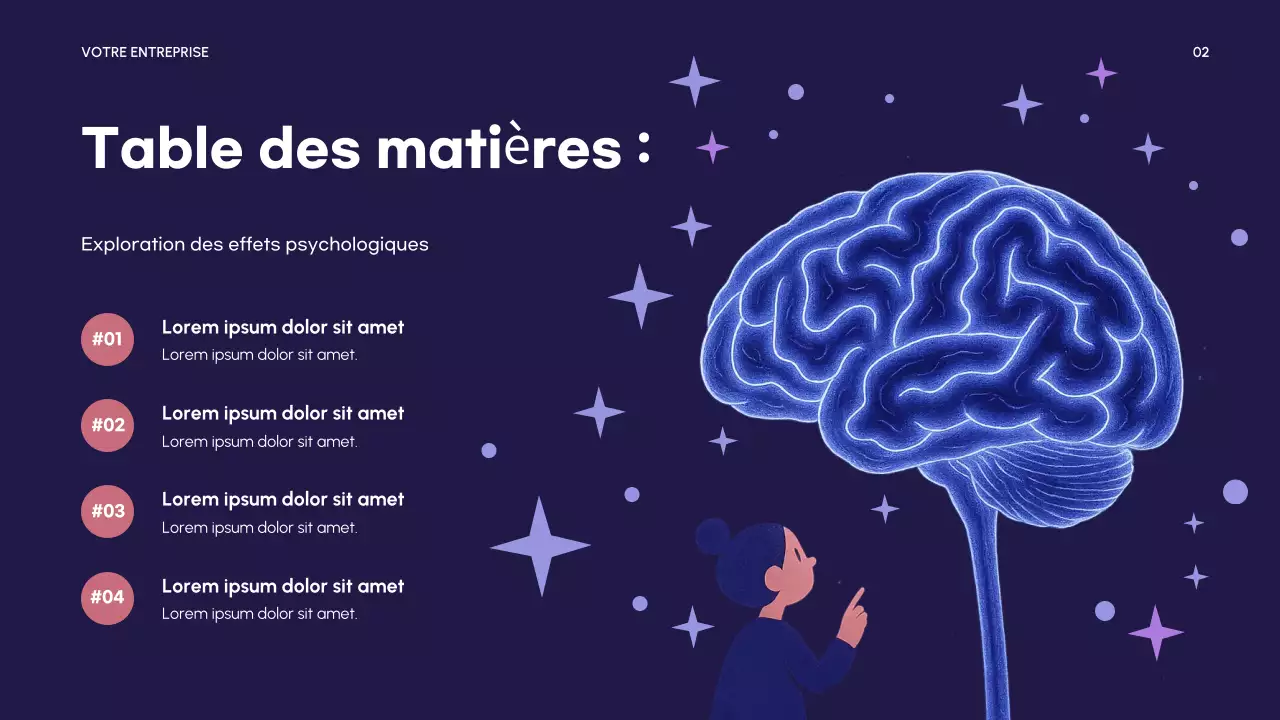 Présentation de la psychologie moderne rose