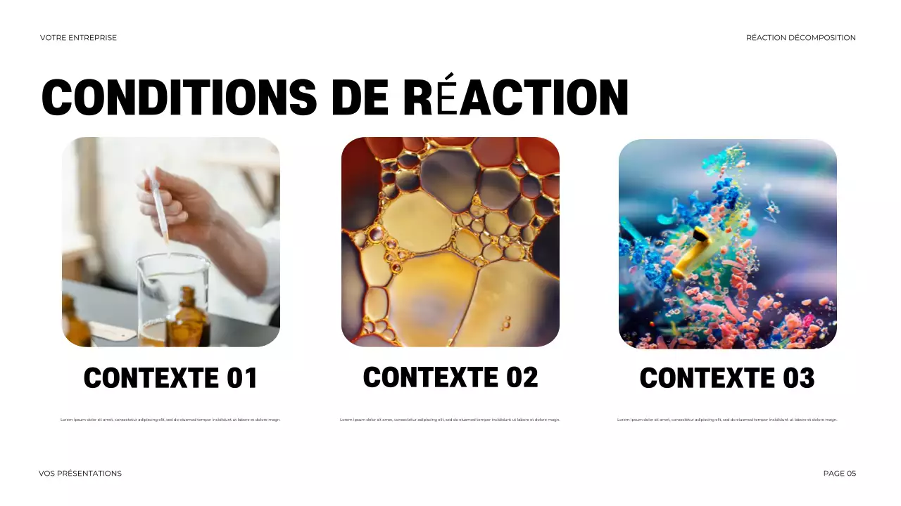 Présentation de la chimie moderne noire