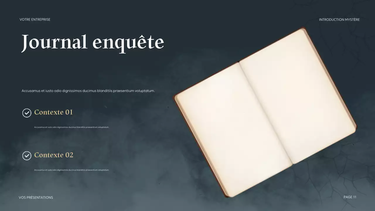 Présentation mystérieuse de Teal