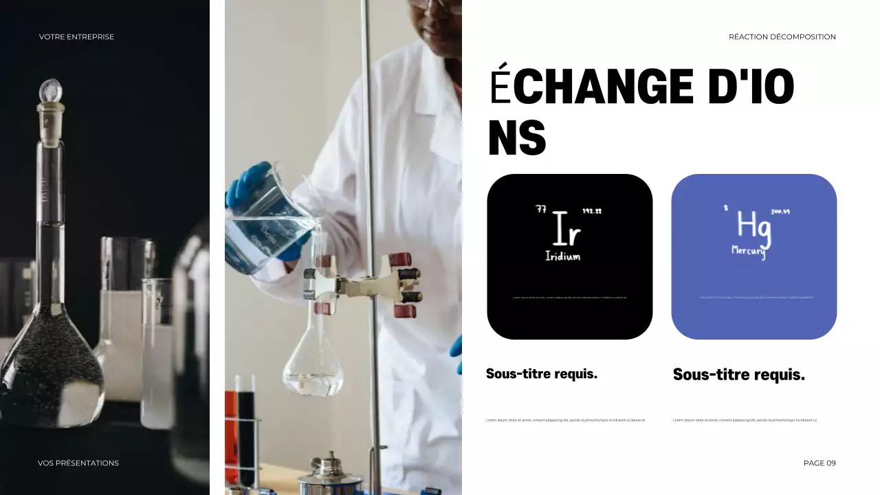 Présentation de la chimie moderne noire