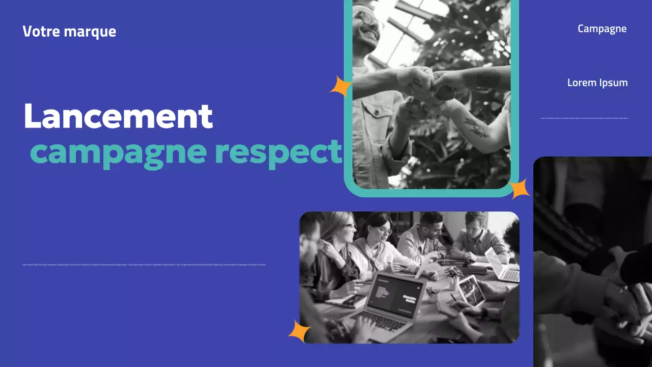 Présentation de la campagne Blue Modern